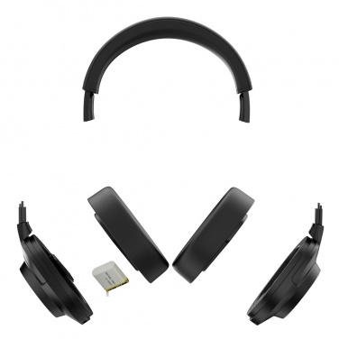 Logotrade advertising product image of: Irvine RCS recycled and repairable ANC wireless headphone