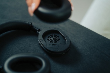 Logo trade corporate gifts picture of: Irvine RCS recycled and repairable ANC wireless headphone