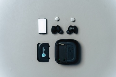 Logo trade promotional products picture of: Lakewood RCS recycled and repairable wireless earbuds