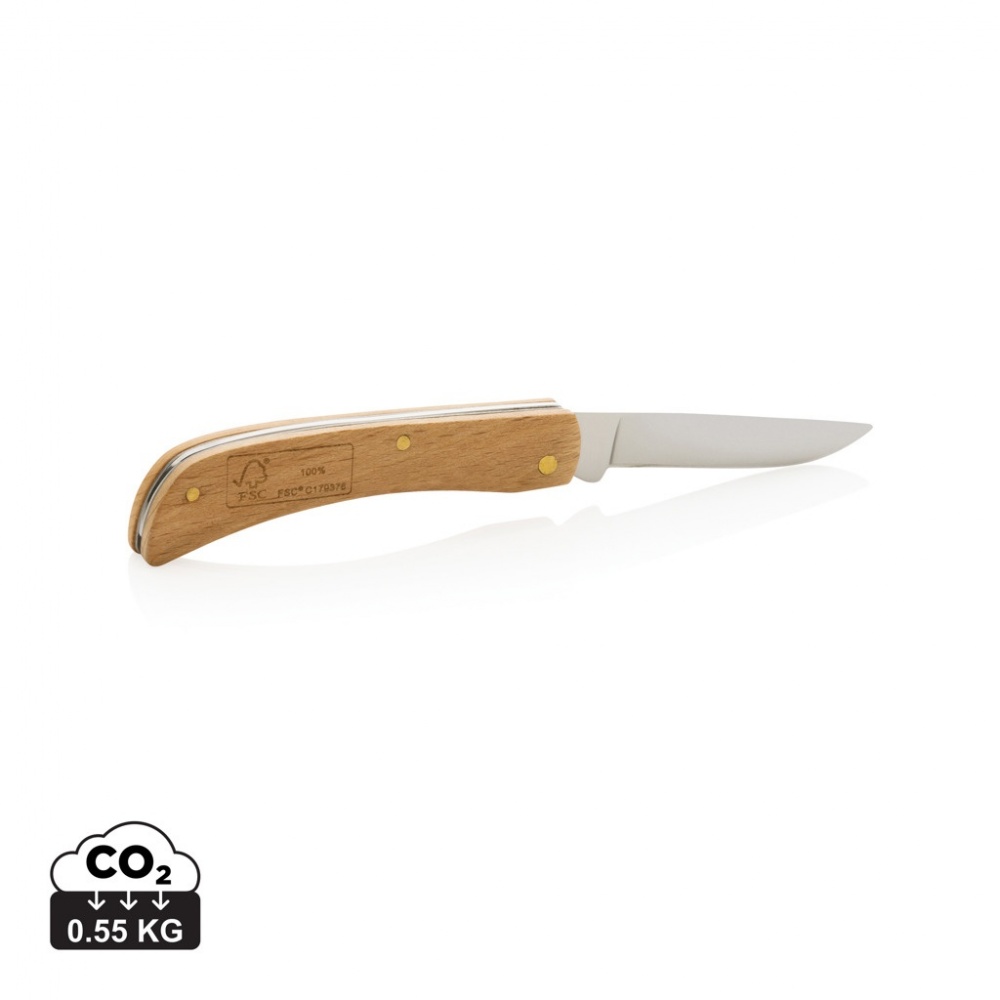 Logo trade promotional gifts image of: Wooden knife