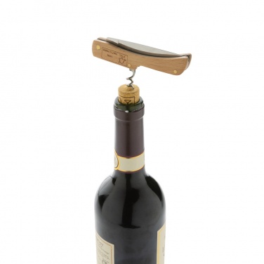 Logotrade promotional product picture of: Wooden knife with bottle opener
