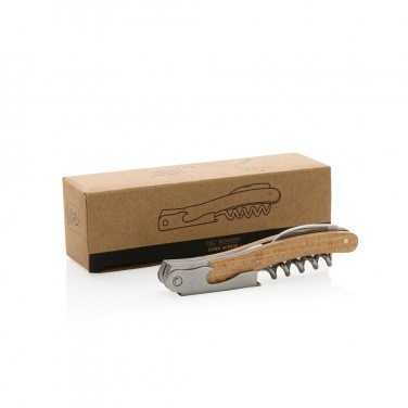 Logo trade corporate gift photo of: Wooden Corkscrew