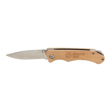 Logo trade corporate gift photo of: Wooden outdoor knife