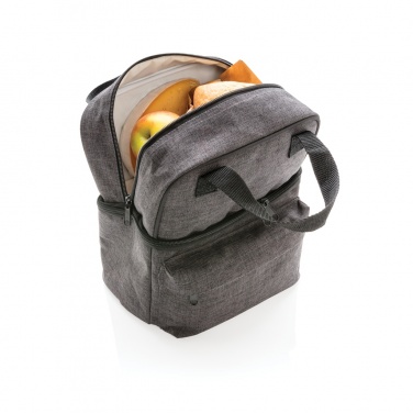 Logo trade promotional giveaway photo of: Cooler bag with 2 insulated compartments