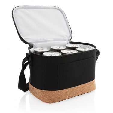 Logo trade advertising product photo of: Two tone cooler bag with cork detail