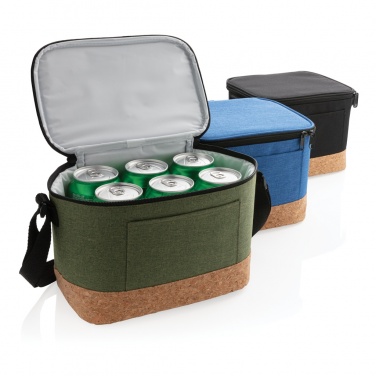 Logotrade promotional item picture of: Two tone cooler bag with cork detail
