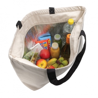 Logo trade promotional gift photo of: Impact Aware™ 285 gsm rcanvas large cooler tote undyed