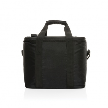 Logo trade promotional gifts image of: Pedro AWARE™ RPET deluxe cooler bag with 5W solar panel