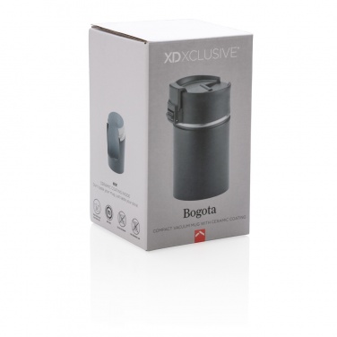 Logo trade corporate gift photo of: Bogota compact vacuum mug with ceramic coating