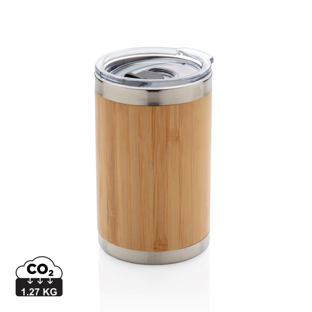 Logotrade promotional item picture of: Bamboo coffee to go tumbler