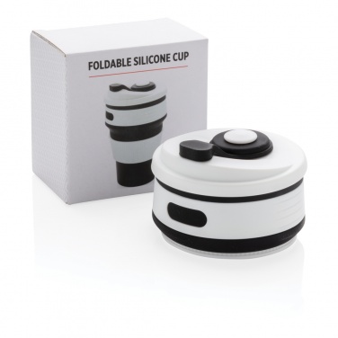 Logo trade promotional products picture of: Foldable silicone cup