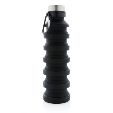 Logotrade promotional merchandise picture of: Leakproof collapsible silicone bottle with lid