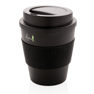 Logo trade promotional products image of: Reusable Coffee cup with screw lid 350ml