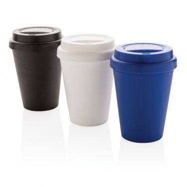 Logotrade promotional item image of: Reusable double wall coffee cup 300ml