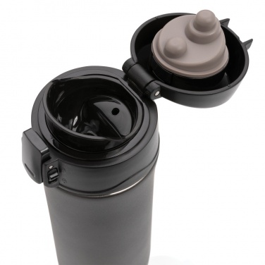 Logo trade promotional item photo of: Metallic easy lock vacuum mug