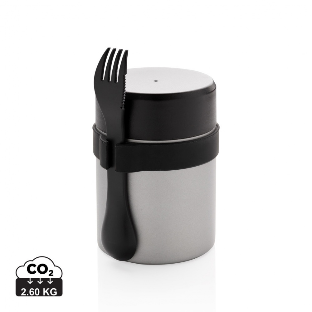 Logo trade promotional items image of: Bogota food flask with ceramic coating