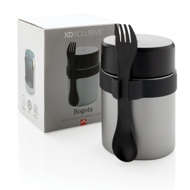 Logotrade promotional giveaways photo of: Bogota food flask with ceramic coating