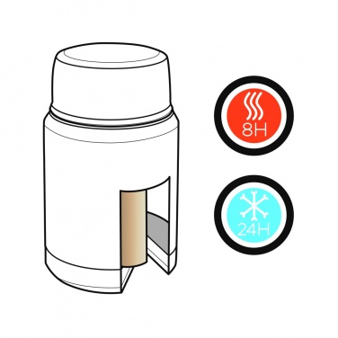 Logo trade business gift photo of: Swiss Peak Elite copper vacuum food container