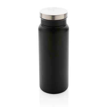 Logo trade promotional merchandise photo of: RCS Recycled stainless steel vacuum bottle 600ML