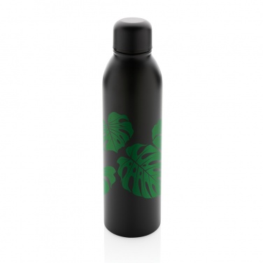 Logo trade corporate gifts image of: RCS Recycled stainless steel vacuum bottle 500ML