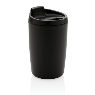 Logo trade business gifts image of: GRS Recycled PP tumbler with flip lid