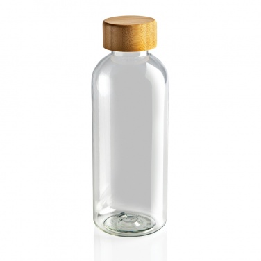 Logo trade promotional products picture of: RCS RPET bottle with bamboo lid
