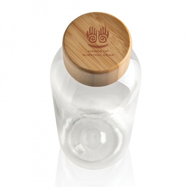 Logotrade promotional items photo of: RCS RPET bottle with bamboo lid
