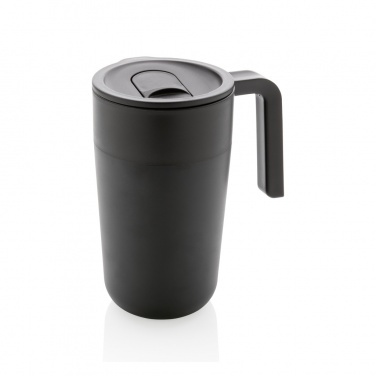 Logo trade promotional merchandise picture of: GRS Recycled PP and SS mug with handle
