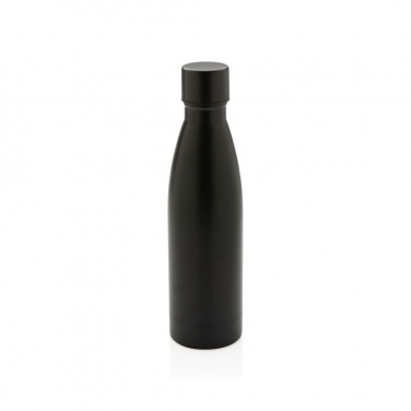 Logo trade promotional giveaways image of: RCS Recycled stainless steel solid vacuum bottle