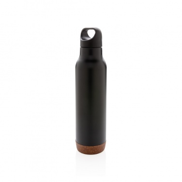 Logo trade promotional giveaways image of: Cork leakproof vacuum flask