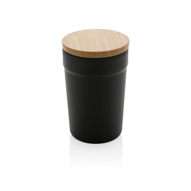 Logotrade promotional item picture of: GRS certified recycled PP mug with bamboo lid