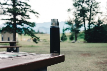 Logo trade corporate gifts picture of: Swiss Peak Elite 1L copper vacuum flask