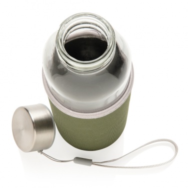 Logotrade advertising products photo of: Glass bottle with neoprene sleeve