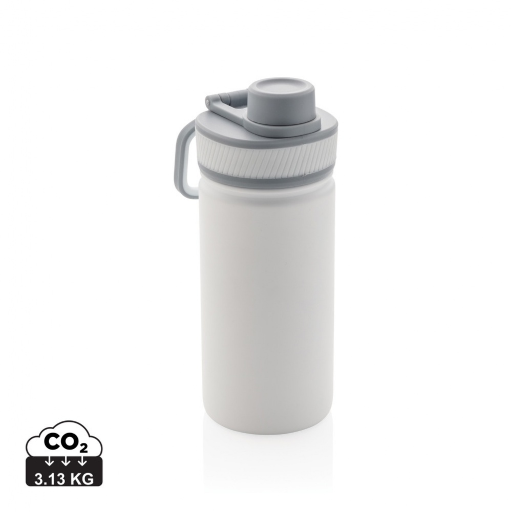 Logo trade promotional merchandise photo of: Vacuum stainless steel bottle with sports lid 550ml