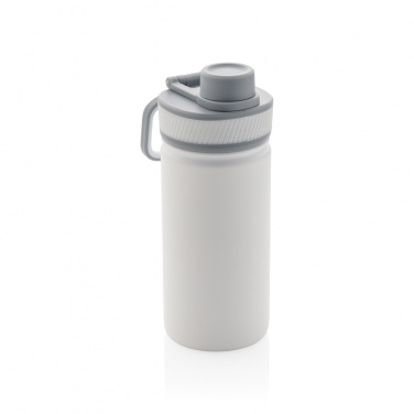 Logotrade promotional giveaway image of: Vacuum stainless steel bottle with sports lid 550ml