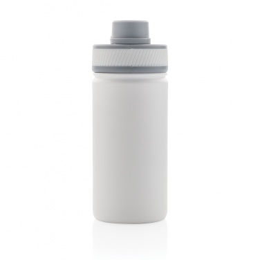 Logo trade promotional giveaways image of: Vacuum stainless steel bottle with sports lid 550ml