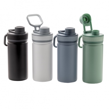 Logotrade advertising product image of: Vacuum stainless steel bottle with sports lid 550ml