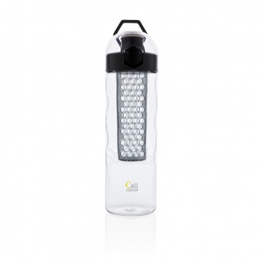 Logo trade promotional gifts image of: Honeycomb lockable leak proof infuser bottle