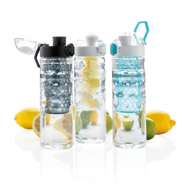 Logo trade promotional merchandise photo of: Honeycomb lockable leak proof infuser bottle