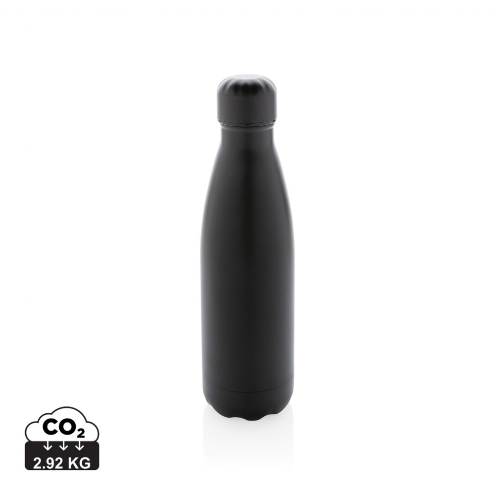 Logo trade promotional gift photo of: Solid colour vacuum stainless steel bottle 500 ml