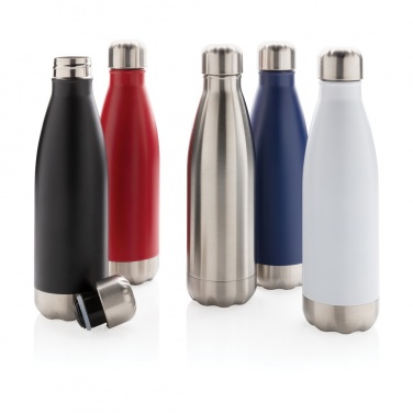 Logo trade corporate gifts image of: Vacuum insulated stainless steel bottle