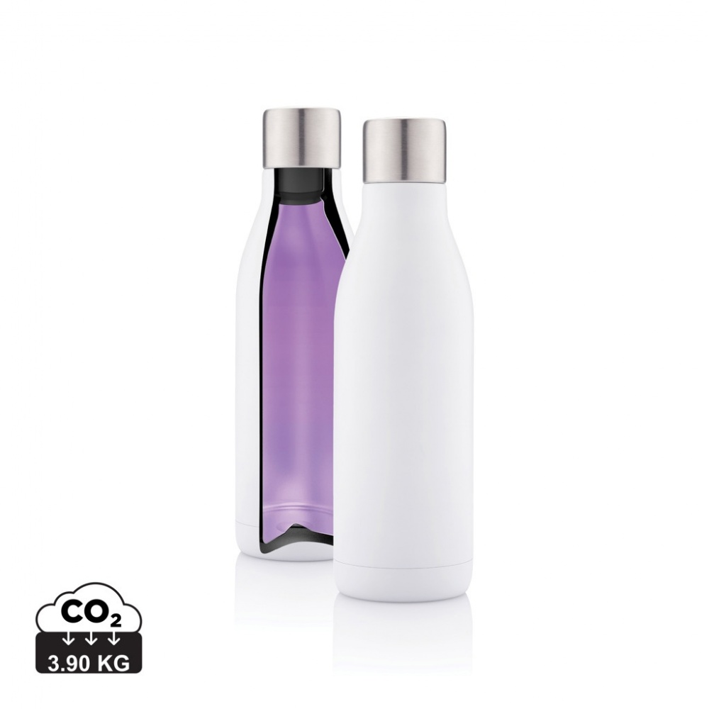 Logotrade promotional products photo of: UV-C steriliser vacuum stainless steel bottle
