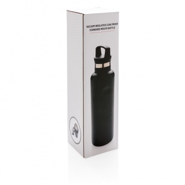 Logo trade promotional item photo of: Vacuum insulated leak proof standard mouth bottle