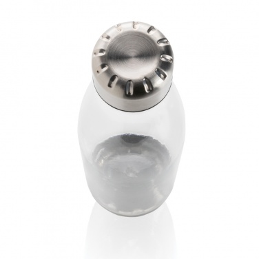 Logo trade promotional items image of: Leakproof water bottle with stainless steel lid