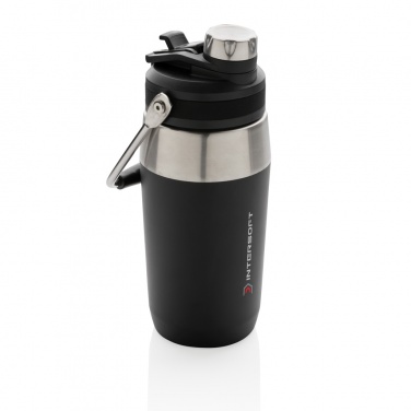 Logo trade promotional items picture of: Vacuum stainless steel dual function lid bottle 500ml