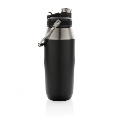 Logotrade advertising products photo of: Vacuum stainless steel dual function lid bottle 1L