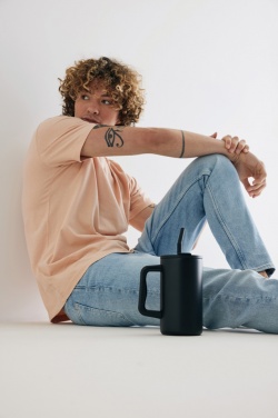 Logo trade promotional item photo of: Cube RCS certified recycled steel mug 800ml