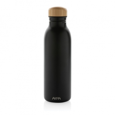 Logo trade promotional giveaways image of: Avira Alcor RCS Re-steel single wall water bottle 600 ML