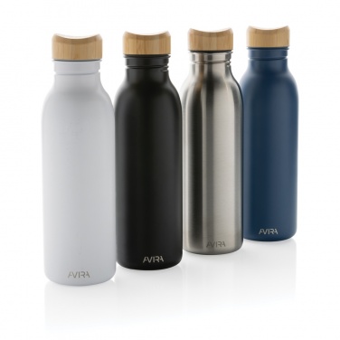 Logo trade promotional giveaways picture of: Avira Alcor RCS Re-steel single wall water bottle 600 ML