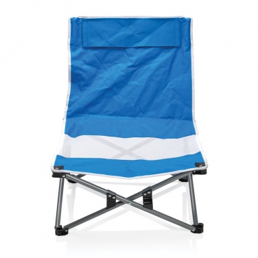 Logo trade business gifts image of: Foldable beach chair in pouch